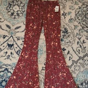 Bell bottom stretchy pants (never worn)
